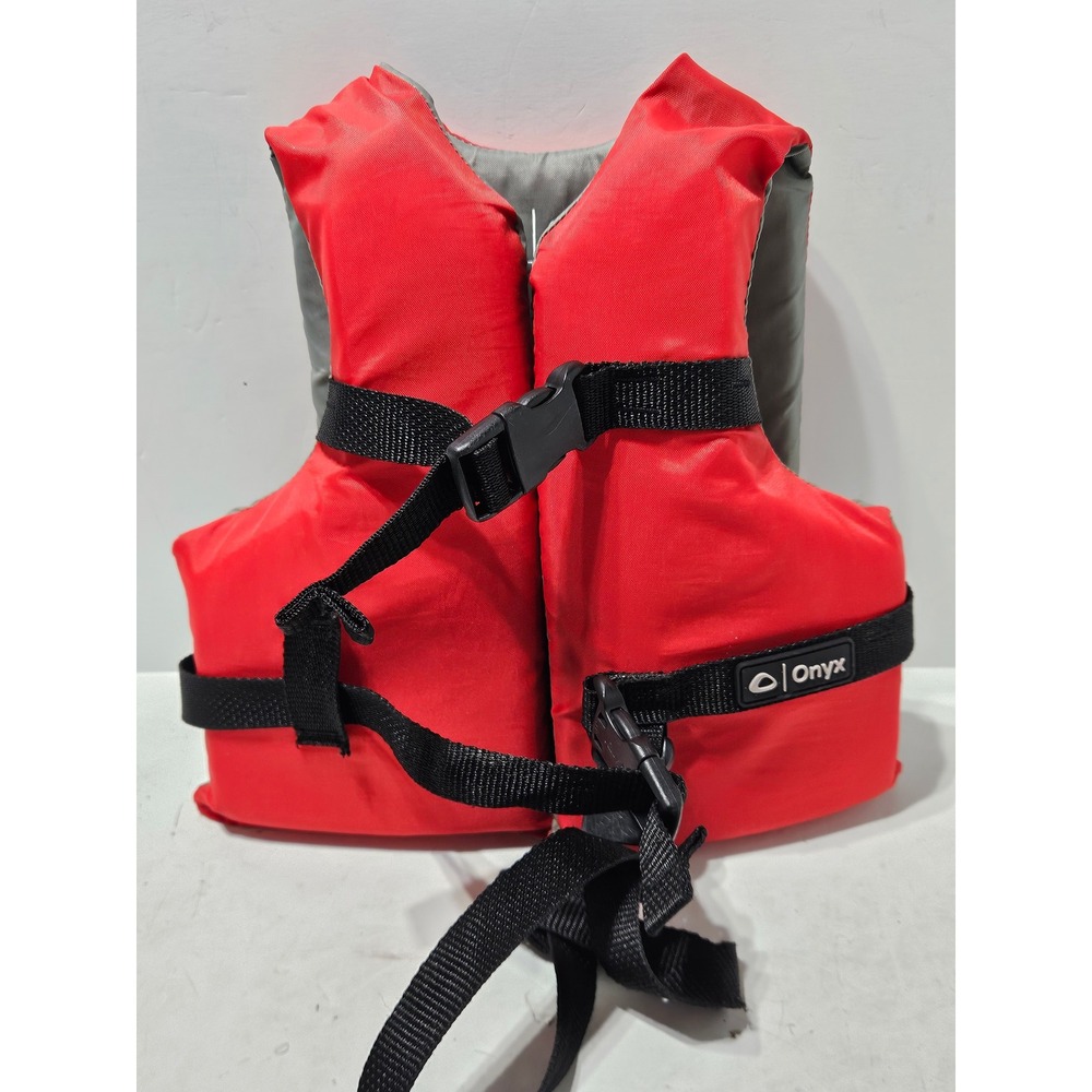 Onyx Life Jacket Child 33-55 lbs Red USCG Approved Vest